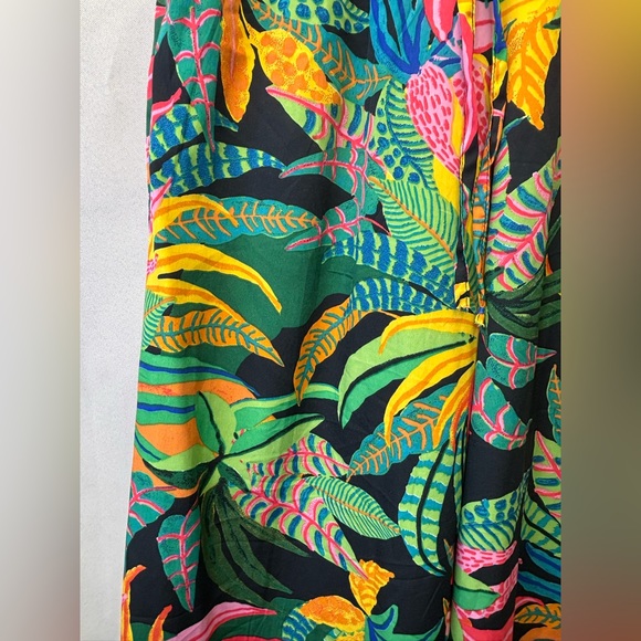 Live 4 Truth Tropical Print Palazzo Pants Size Medium - Picture 2 of 5
